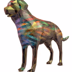 LowPoly Dog #20