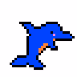 Pixel Dolphin #97