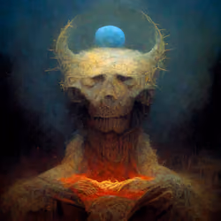 Demon Exalting its God