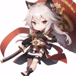 crypto samurai girl　さざなみ　(sazanami)