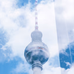 FERNSEHTURM IN THE CLOUDS