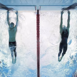 #10 Michael’s Phelps’ win by one hundredth of a second at the 2008 Olympics.