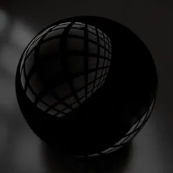 Cryptic sphere with magic texture