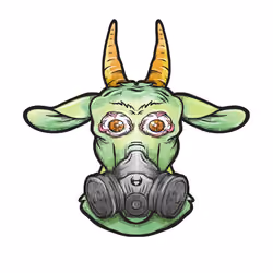 CryptoGOAT #039 "Toxic GOAT"