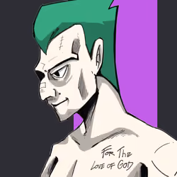 The man who have a "For the love of god" tattoo