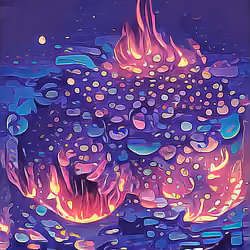 moonbird abstract art #13