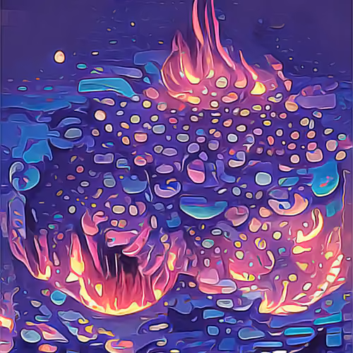 moonbird abstract art #13