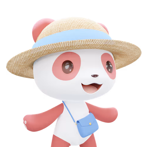 3D LEELEE-Straw hat-Red-#20024