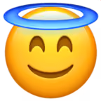 Smiling Face with Halo emoji