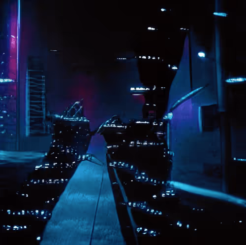 Machine nightscapes by Ivona Tau