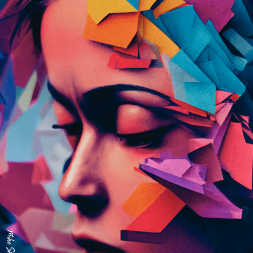 Abstract World Mental Health Day