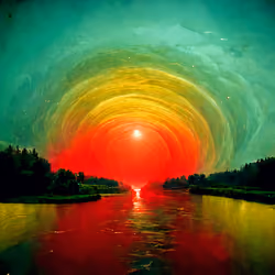 the river at the end or at the beginning of the world