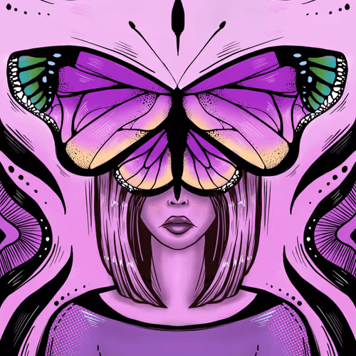 Bright butterfly's