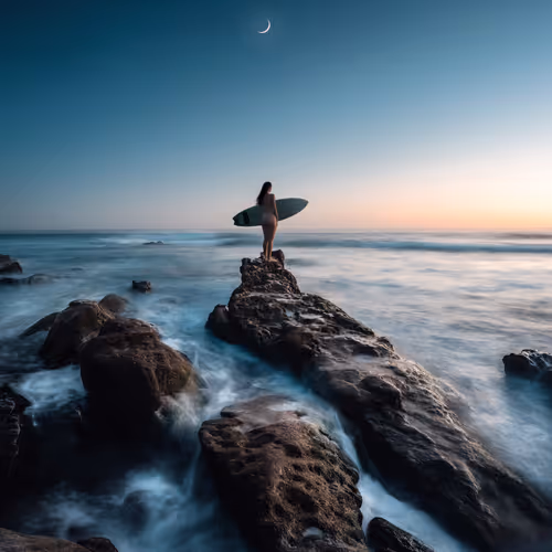 Sundown Surfer