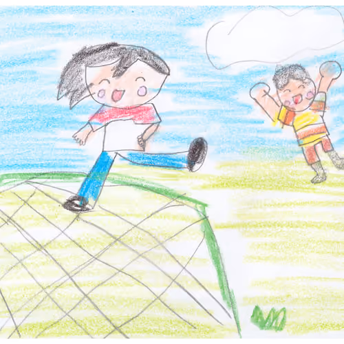 Daye's Friends playing soccer