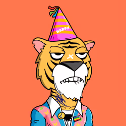 Grouchy Tiger Social Club #9813