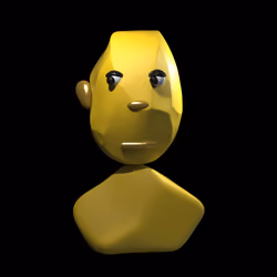 One of first punk heads in 3D(#013)