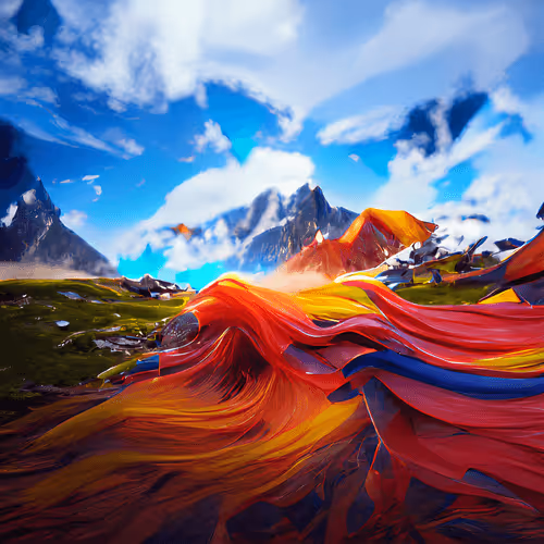 Vent d'automne dans les Alpes