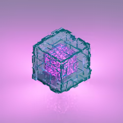 VoxCube Alpha Purple-Turquoise