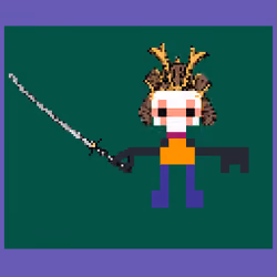 #132 Samurai wind sword
