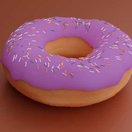 Purple Doughnut