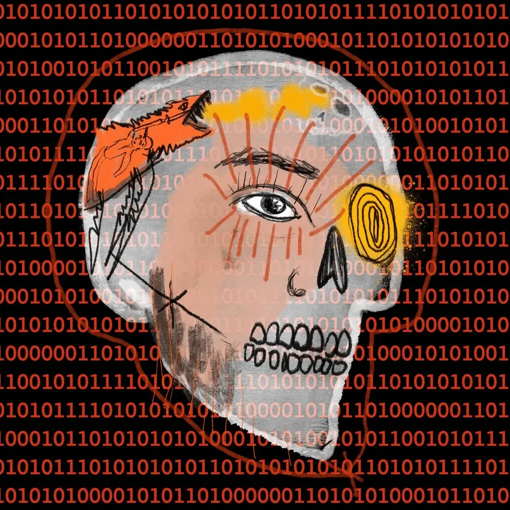 Gangland Skull #324 - "Sensory Overload" - by Eddie Gangland