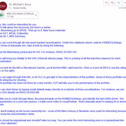 The Original Michael Burry "The Big Short" Exposé Email