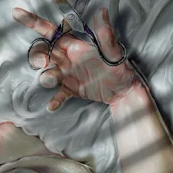 Hand and Scissors