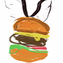 Flying burger