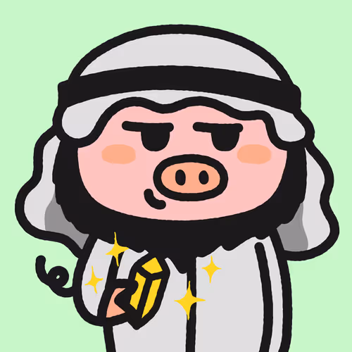 Cute Pig #34 Oil Magnate