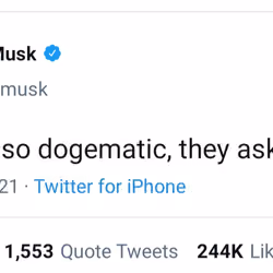 Tweet by @elonmusk