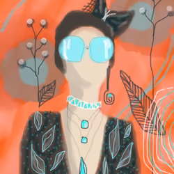 Blue Sunglasses