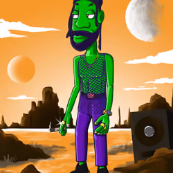 Crypto Rude Bwoy Alien