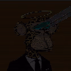 ASCII Bored Ape Yacht Club 8476