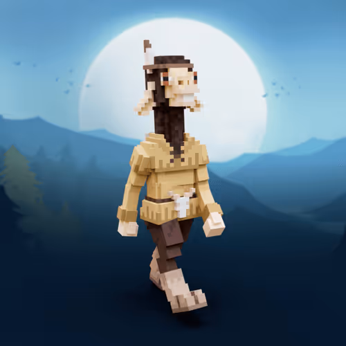 Boss Llama Voxels