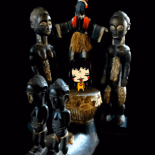 Afro-Kiku's 2022 , AfricanArtNFTs X KIKU`S WORLD by SABET