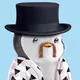 3D Pudgy Penguin #157