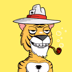 Grouchy Tiger Social Club #4980