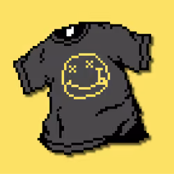 "In 8-Bit Nirvana" Digital T-shirt