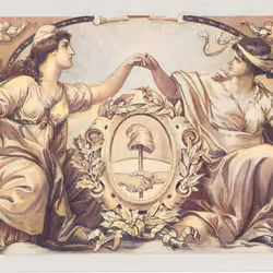 Liberty & Justice Vignette With Argentine Shield [EDITION 2]