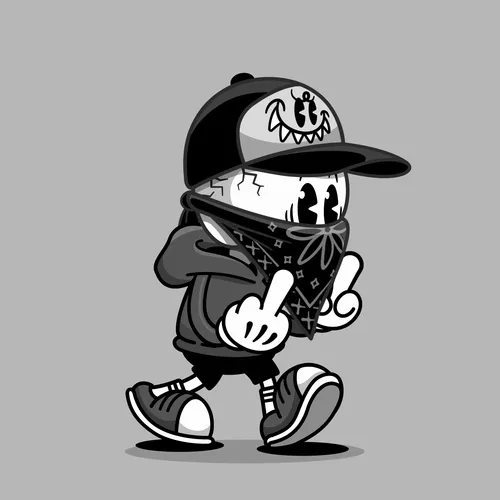 #007 _ Black Skull