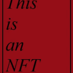 This is an NFT 001