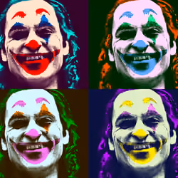 Joker / Joaquin Phoenix / Andy Warhol Style