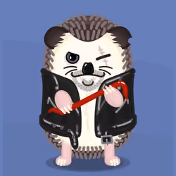 Biker Hedgehog Hero