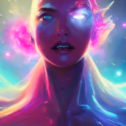 Fantasy Nebula Woman #08