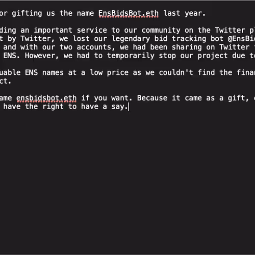 Dear Topnames.eth
