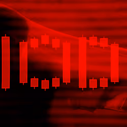 HODL CANDLE LOGO RED - RARE FULL FRAME SCREEN from official music video