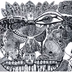 aboriginal or face of nature