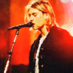 Acrylic #1 Kurt Cobain