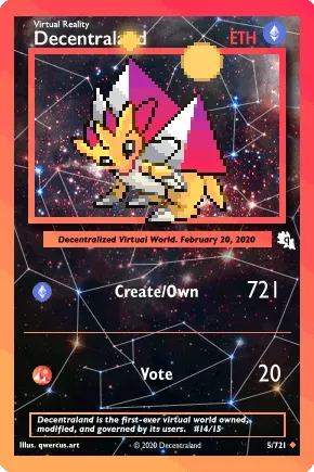Decentraland etheredex card #14/15